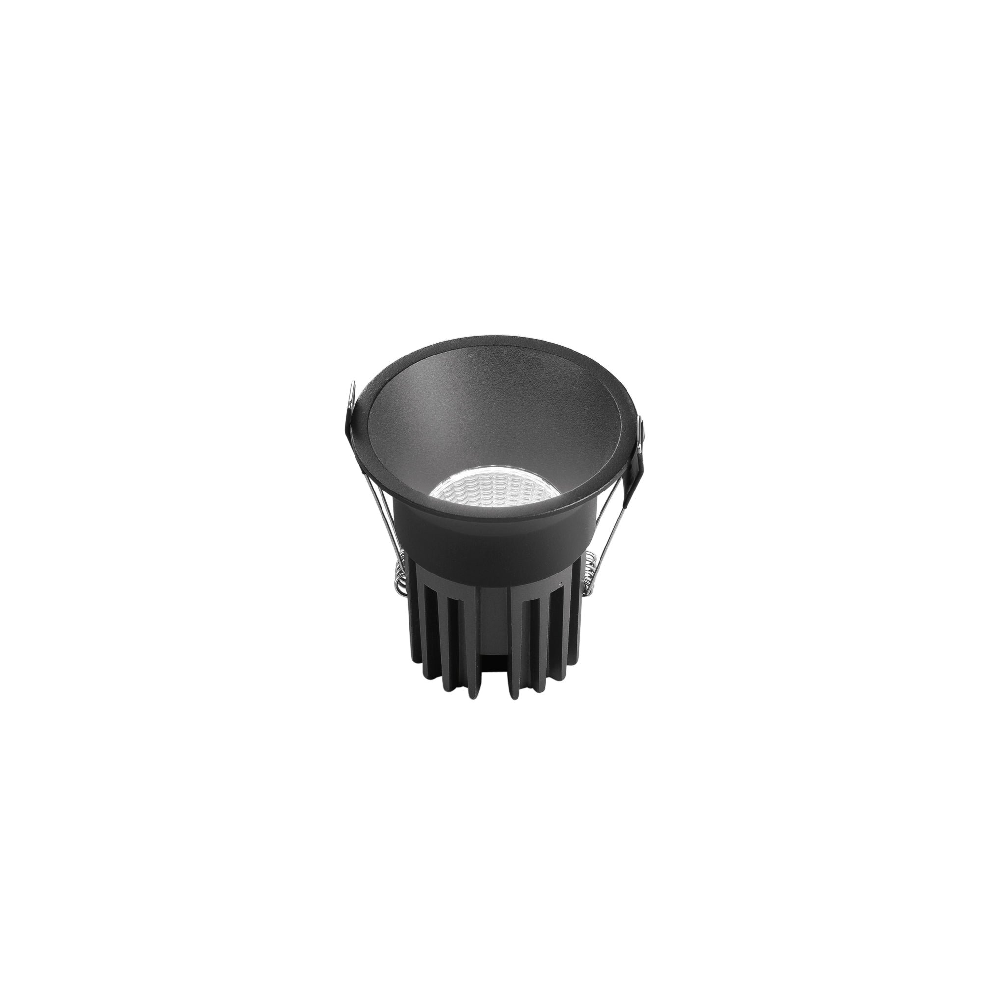 FAN INC-QUARK-R18-NER Zápustné svítidlo LED Quark, hliník, černé, COB, 18 W, 2000 lm, CCT, 10 x 10 x 9,5 cm - FANEUROPE