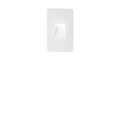 Obrázek pro produkt Kryt pro zápustné svítidlo do zdi STRATOS, bílá, 8 x 4.7 x 13 cm - FANEUROPE