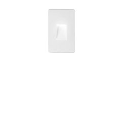 Obrázek pro produkt Kryt pro zápustné svítidlo do zdi STRATOS, bílá, 8 x 4.7 x 13 cm - FANEUROPE