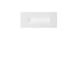 Obrázek pro produkt Kryt pro zápustné svítidlo do zdi STRATOS, bílá, 4.7 × 19 × 8 cm - FANEUROPE