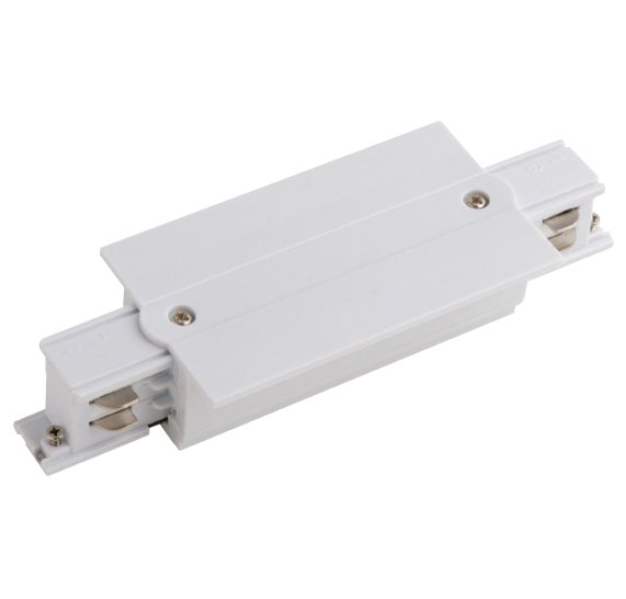 FAN INC-TRACK-I Spojka přímá zapuštěná 3f lišta TRACK, bílá, 16.47 × 5.53 × 3.27 cm - FANEUROPE
