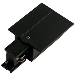 Obrázek pro produkt Napájení levé zapuštěná 3f lišta TRACK, černá, 3.75 x 1.7 x 3.27 cm - FANEUROPE