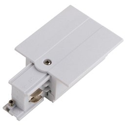 Obrázek pro produkt Napájení pravé zapuštěná 3f lišta TRACK, bílá, 9.8 x 5.6 x 3.27 cm - FANEUROPE