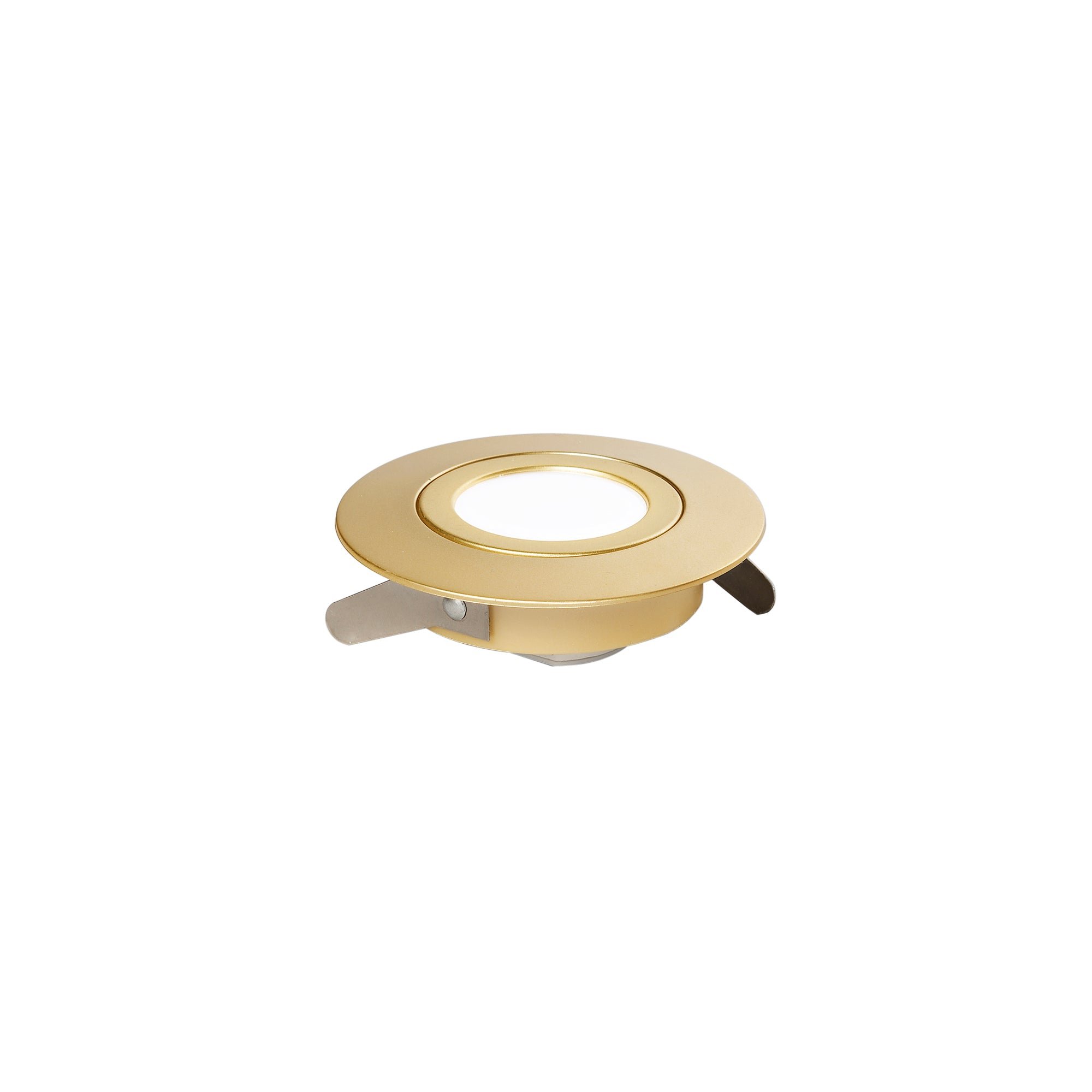 FAN INC-ZENIT-5W ORO Svítidlo ZENIT, zlatá, 9 x 2.5 cm, IP44, LED 6W, 3000K - FANEUROPE