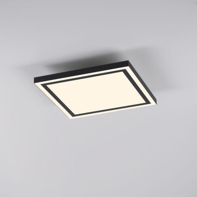Obrázek produktu LED stropní svítidlo 30x30cm, černá, dálkové ovládání, stmívatelné, CCT ovládané přes aplikaci Tuya 2700-5000K - JUST LIGHT 9 Obrázek produktu LED stropní svítidlo 30x30cm, černá, dálkové ovládání, stmívatelné, CCT ovládané přes aplikaci Tuya 2700-5000K - JUST LIGHT 9