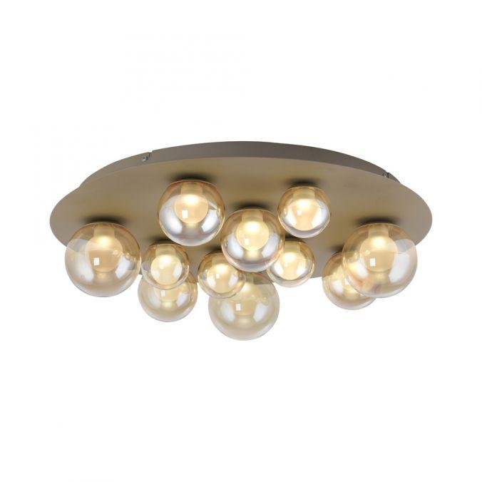PN 6588-97 LED stropní svítidlo PURE Popup, bronzová, stmívatelné, dálkový ovladač, paměťová funkce 2200-5000K - PAUL NEUHAUS