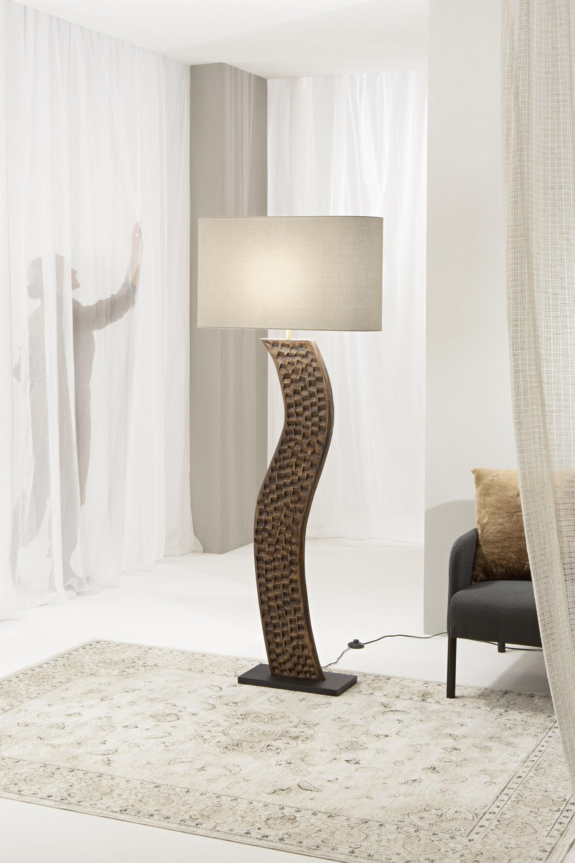 Obrázek produktu Stojací lampa Piantana Acacia 70 x 171 cm - FANEUROPE 3 Obrázek produktu Stojací lampa Piantana Acacia 70 x 171 cm - FANEUROPE 3