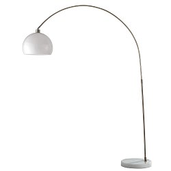 Obrázek pro produkt Stojací lampa Piantana Plaza, bílá, 1 x E27, 152 x 200 cm - FANEUROPE