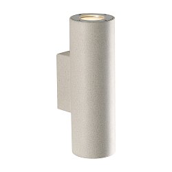 Obrázek pro produkt Venkovní nástěnné svítidlo PORTLAND, beton/bílá, 2xGU10, IP65, 25,4 x 11,1 x 8,3 cm - FANEUROPE