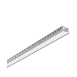 Obrázek pro produkt Hliníkový profil BERLINO, stříbrný, s opálovým difuzorem a krytkami, 100 x 2,5 x 1,2 cm - FANEUROPE