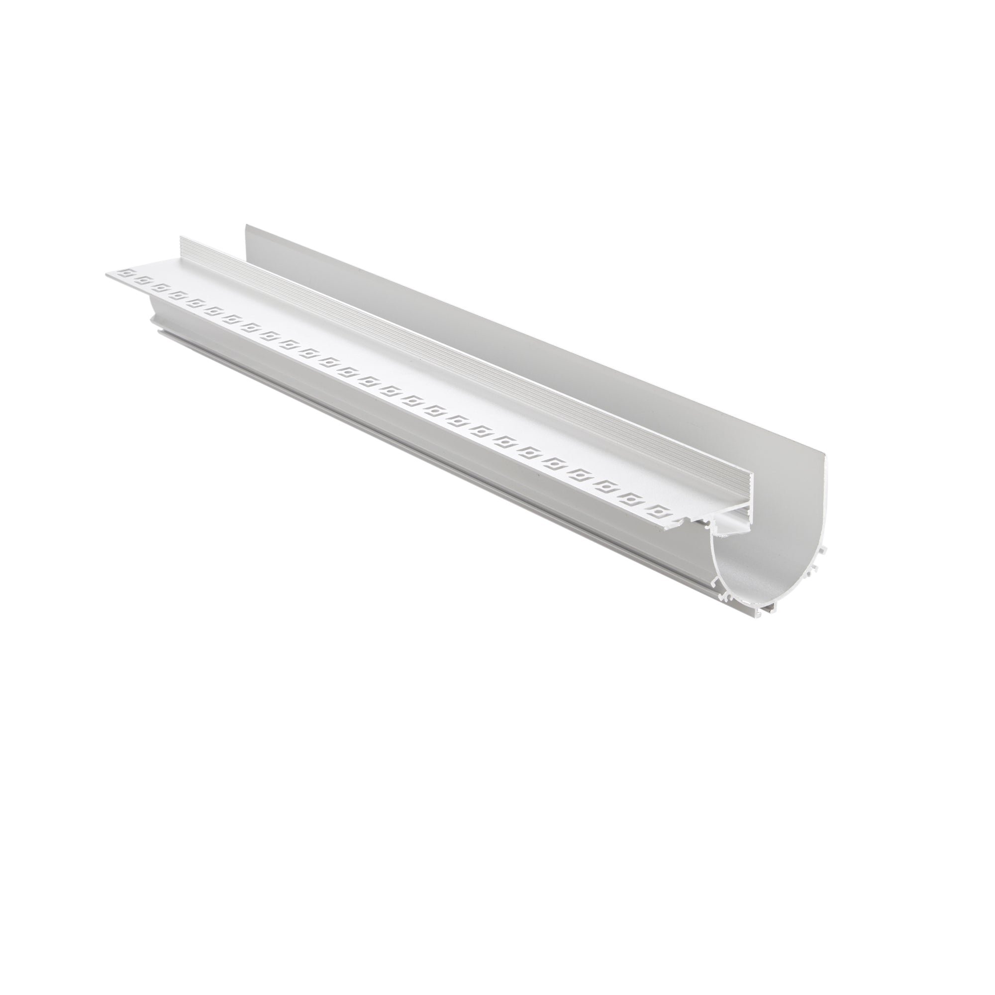 FAN I-PROFILO-GASH Profil GASH oblouk pro sádrokarton, bílý, opálový difuzor, 2 ks včetně krytek, 7,01x200x9,54 cm - FANEUROPE