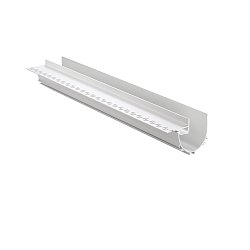 Obrázek pro produkt Profil GASH oblouk pro sádrokarton, bílý, opálový difuzor, 2 m včetně krytek, 7,01x200x9,54 cm - FANEUROPE
