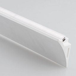 Obrázek pro produkt Profil Vela bílý - sádrový a hliníkový s opálovým difuzorem, 100 x 8 x 5 cm - FANEUROPE