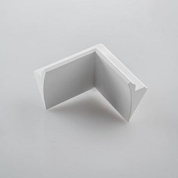 Obrázek pro produkt Úhlová spojka Vela - bílý hliníkový profil s opálovým difuzorem, 10,2 x 8 cm - FANEUROPE