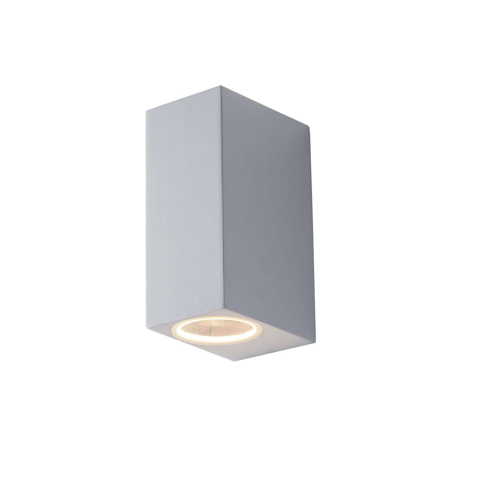 FAN I-QUBO-AP2 BCO Venkovní nástěnné svítidlo Qubo bílé, 2xGU10, IP54, 15,1 x 9,3 x 6,7 cm - FANEUROPE
