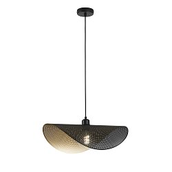 Obrázek pro produkt Závěsné svítidlo Rhei‑Dot černozlaté, 1xE27, 50 x 30 x 150 cm - FANEUROPE