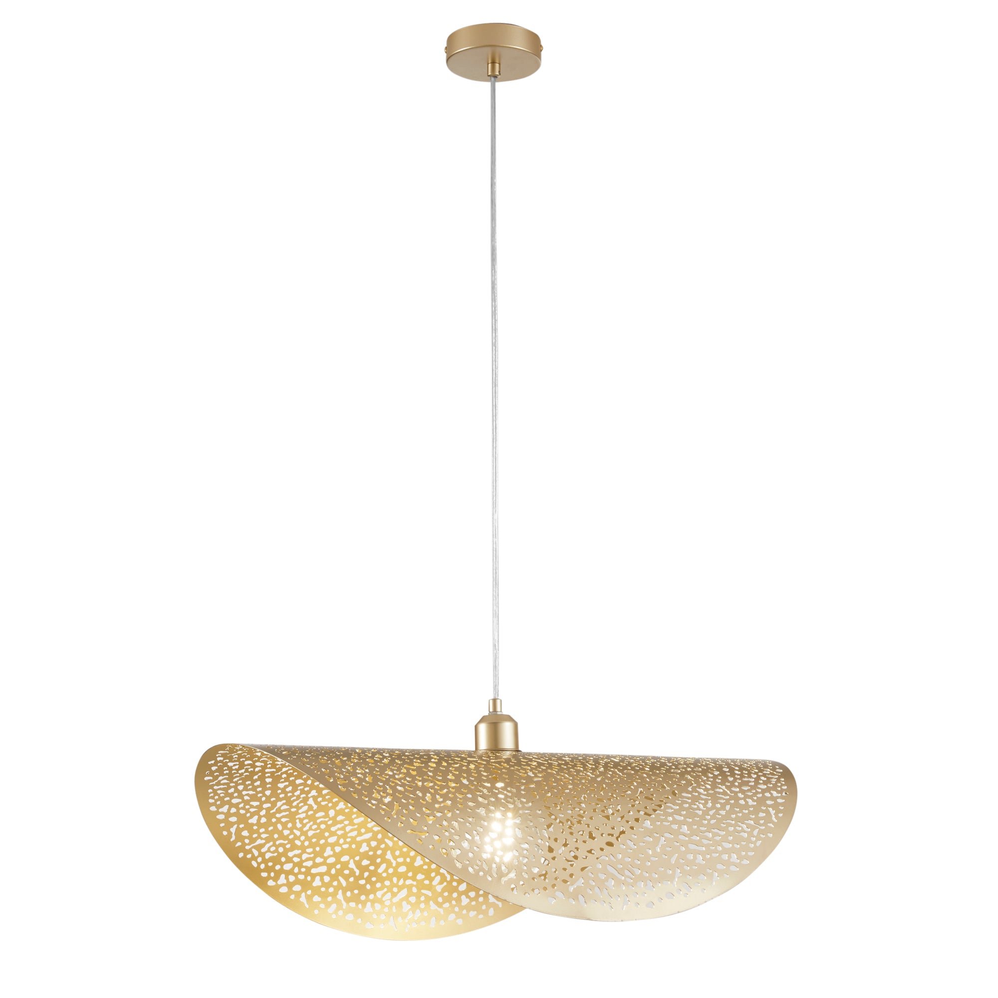 FAN I-RHEI-TARA-S60 Závěsné svítidlo Rhei‑Tara zlaté, 1xE27, 60 x 33 x 150 cm - FANEUROPE (obrázek 3)