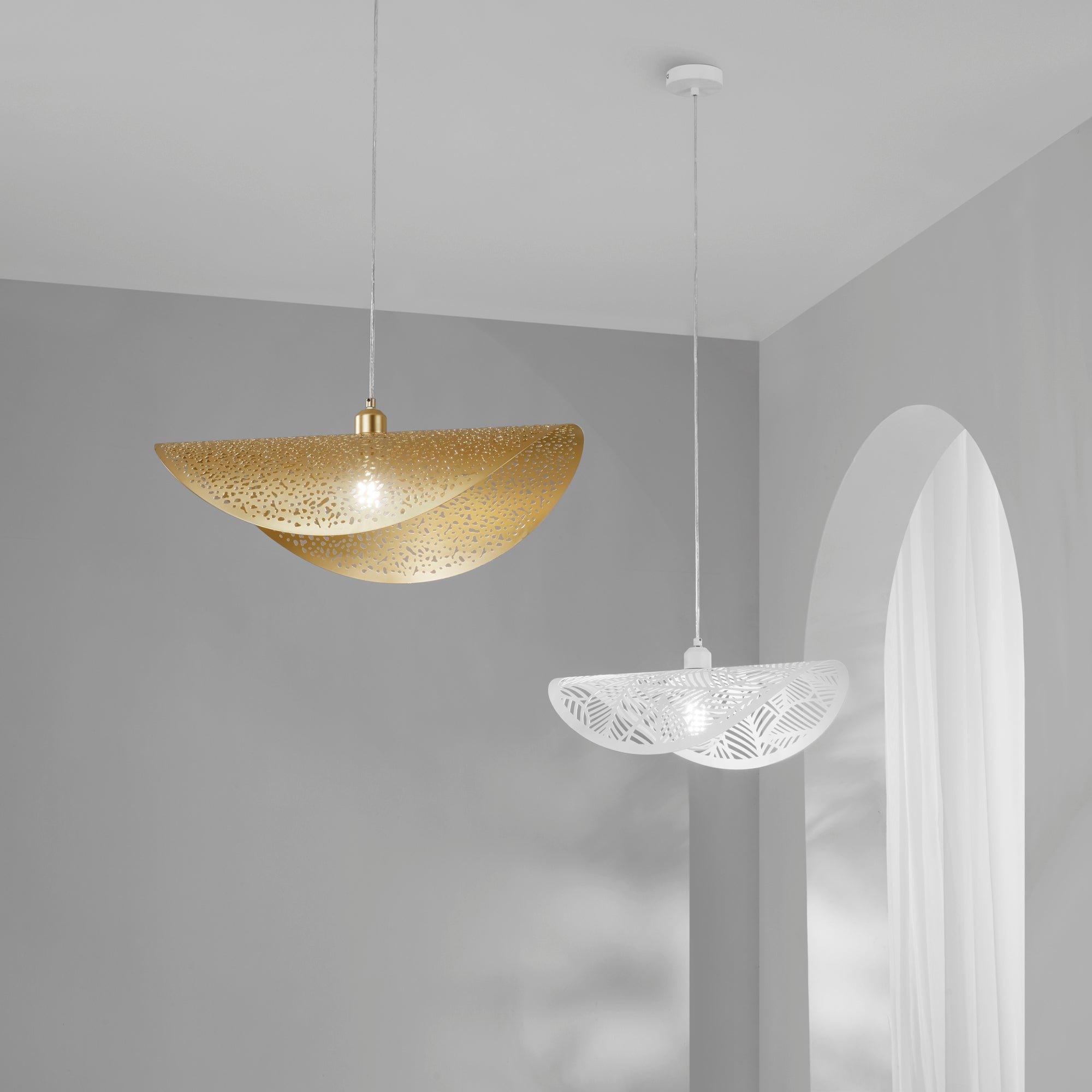 FAN I-RHEI-TARA-S60 Závěsné svítidlo Rhei‑Tara zlaté, 1xE27, 60 x 33 x 150 cm - FANEUROPE (obrázek 4)