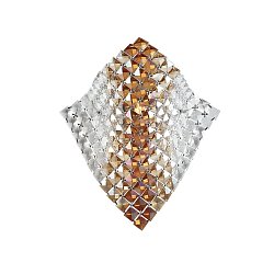 Obrázek pro produkt Nástěnné svítidlo Rumba průhledná/jantarová, patice G9, 25 x 14 x 29 cm - FANEUROPE