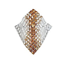 Obrázek pro produkt Nástěnné svítidlo Rumba průhledná/jantarová, patice G9, 25 x 14 x 29 cm - FANEUROPE