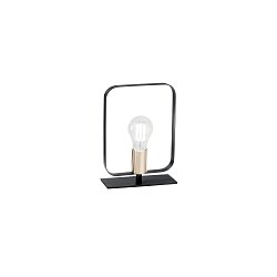 Obrázek pro produkt Stolní lampa LUME SMITH černá/zlatá, 1xE27, 19,5 x 19,5 x 24,8 cm - FANEUROPE