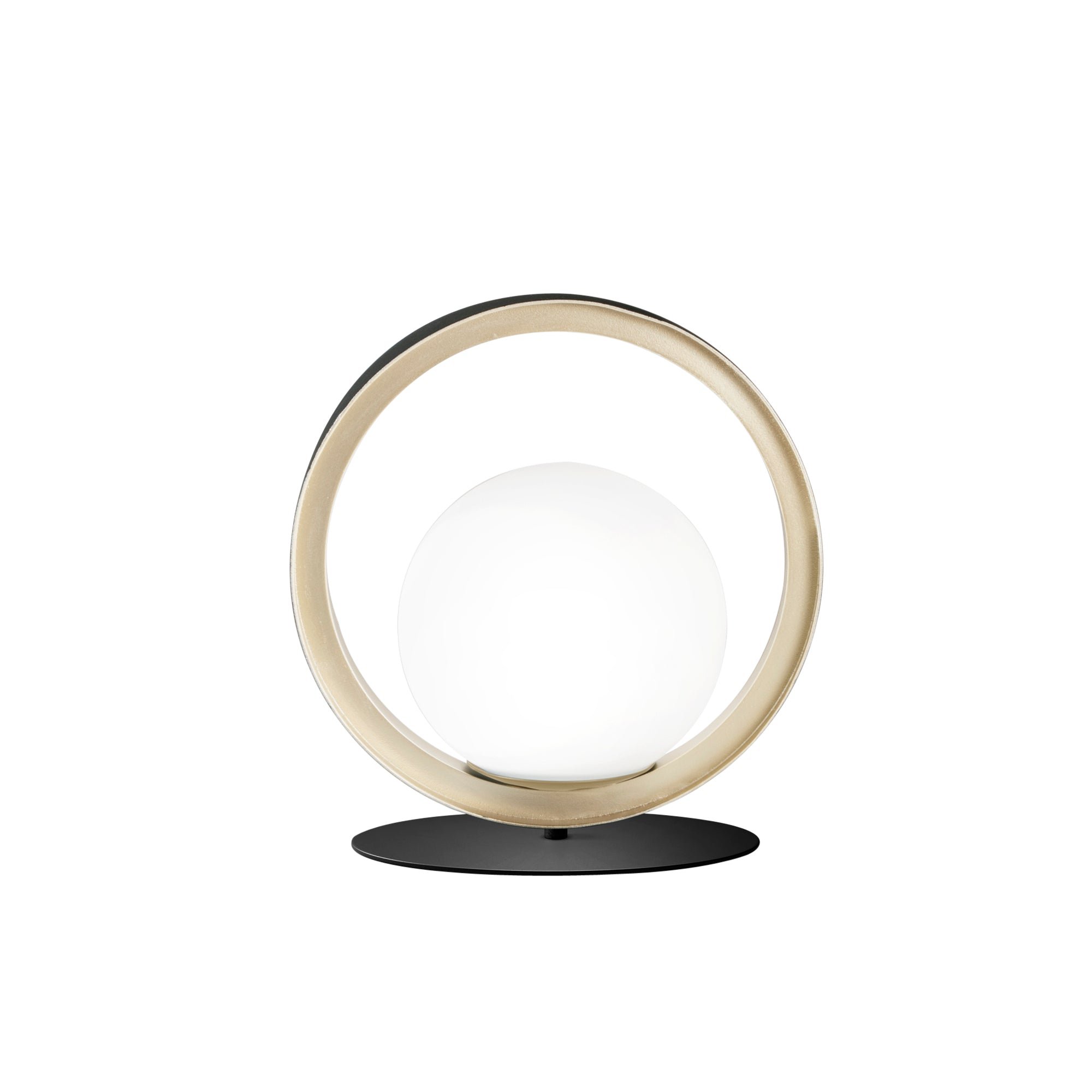 FAN I-SONETTO-L Stolní lampa SONETTO černá/zlatá, 1xG9, 24 x 25 cm - FANEUROPE