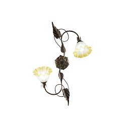 Obrázek pro produkt Stropní svítidlo TRISTANO hnědá, 2xE14, 40 x 20 x 65 cm - FANEUROPE