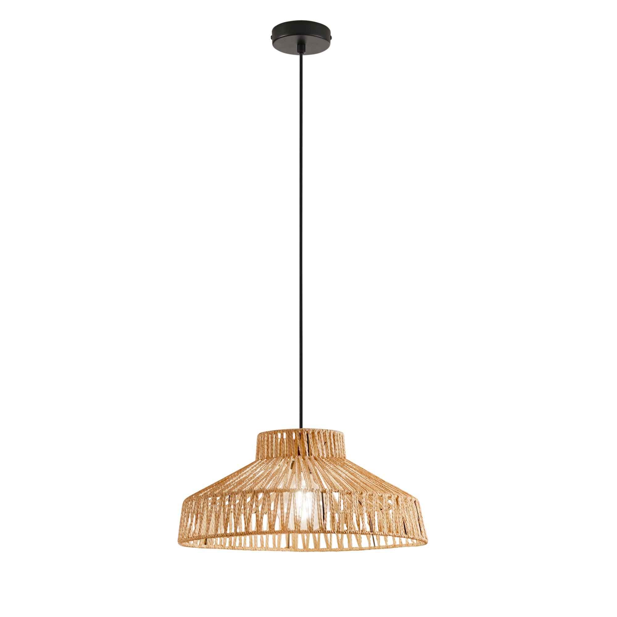 FAN I-TROPIKANA-S46 Závěsné svítidlo TROPIKANA hnědá, 1xE27, 46 x 173,5 cm - FANEUROPE