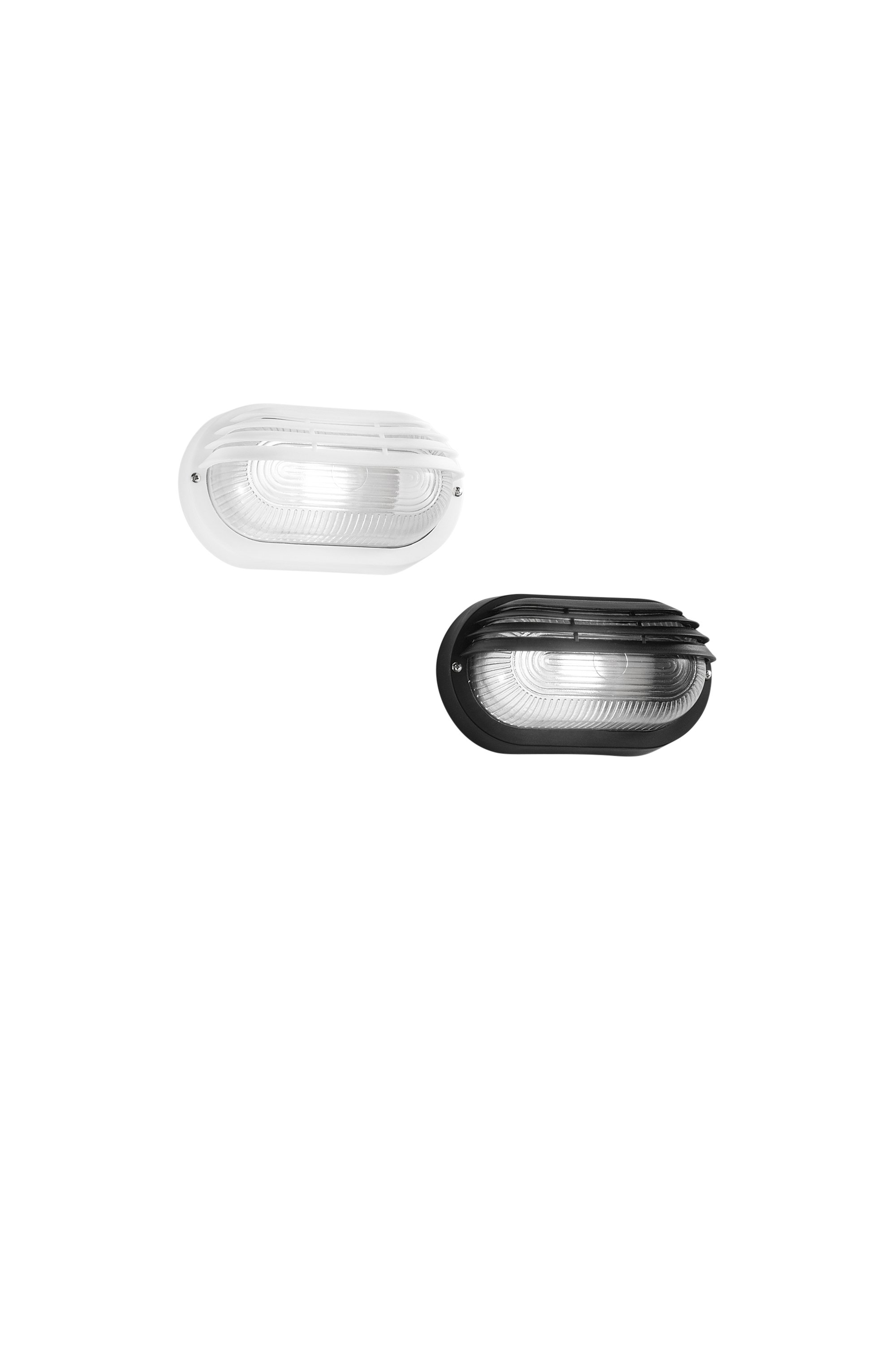 FAN I-TURTLE-AP-P-BC0 Nástěnné svítidlo Turtle (bílé oválné sklo s klapkou) IP54, objímka E27, 10,5 x 20,5 x 12 cm - FANEUROPE