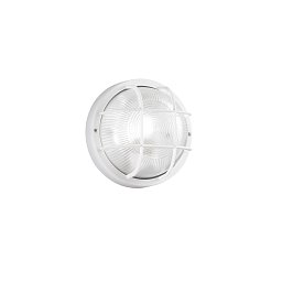 Obrázek pro produkt Stropní svítidlo sklo TURTLE bílá, 1xE27, 185 mm, plastové těleso, IP54, třída II - FANEUROPE