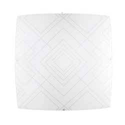 Obrázek pro produkt Stropní svítidlo VECTOR bílá/šedá, 3xE27, 40 x 40 x 10 cm - FANEUROPE