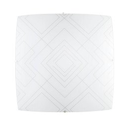 Obrázek pro produkt Stropní svítidlo VECTOR bílá/šedá, 3xE27, 40 x 40 x 10 cm - FANEUROPE