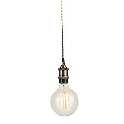 Obrázek pro produkt Závěsné svítidlo VINTAGE měď, 1xE27, 126 cm - FANEUROPE