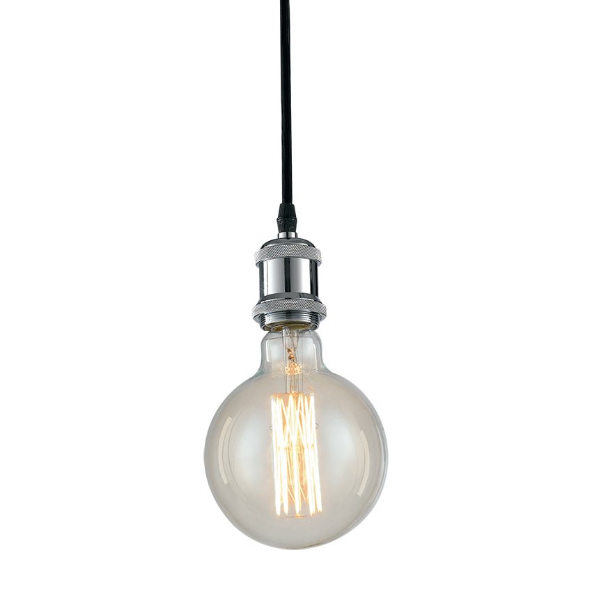 FAN I-VINTAGE-PD CR Závěsné svítidlo VINTAGE chrom, 1xE27, 126 cm - FANEUROPE