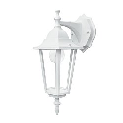 Obrázek pro produkt Venkovní nástěnné svítidlo DOWN MILANO bílá, 1xE27, IP44, 21 x 36 cm - FANEUROPE