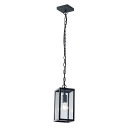 Obrázek pro produkt Závěsné venkovní svítidlo MIRAGE kov/sklo antracit, 1xE27, IP44, 116 x 13 x 13 cm - FANEUROPE