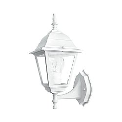 Obrázek pro produkt Venkovní nástěnné svítidlo UP ROMA bílá, 1xE27, IP44, 19,5 x 35 x 14,6 cm - FANEUROPE