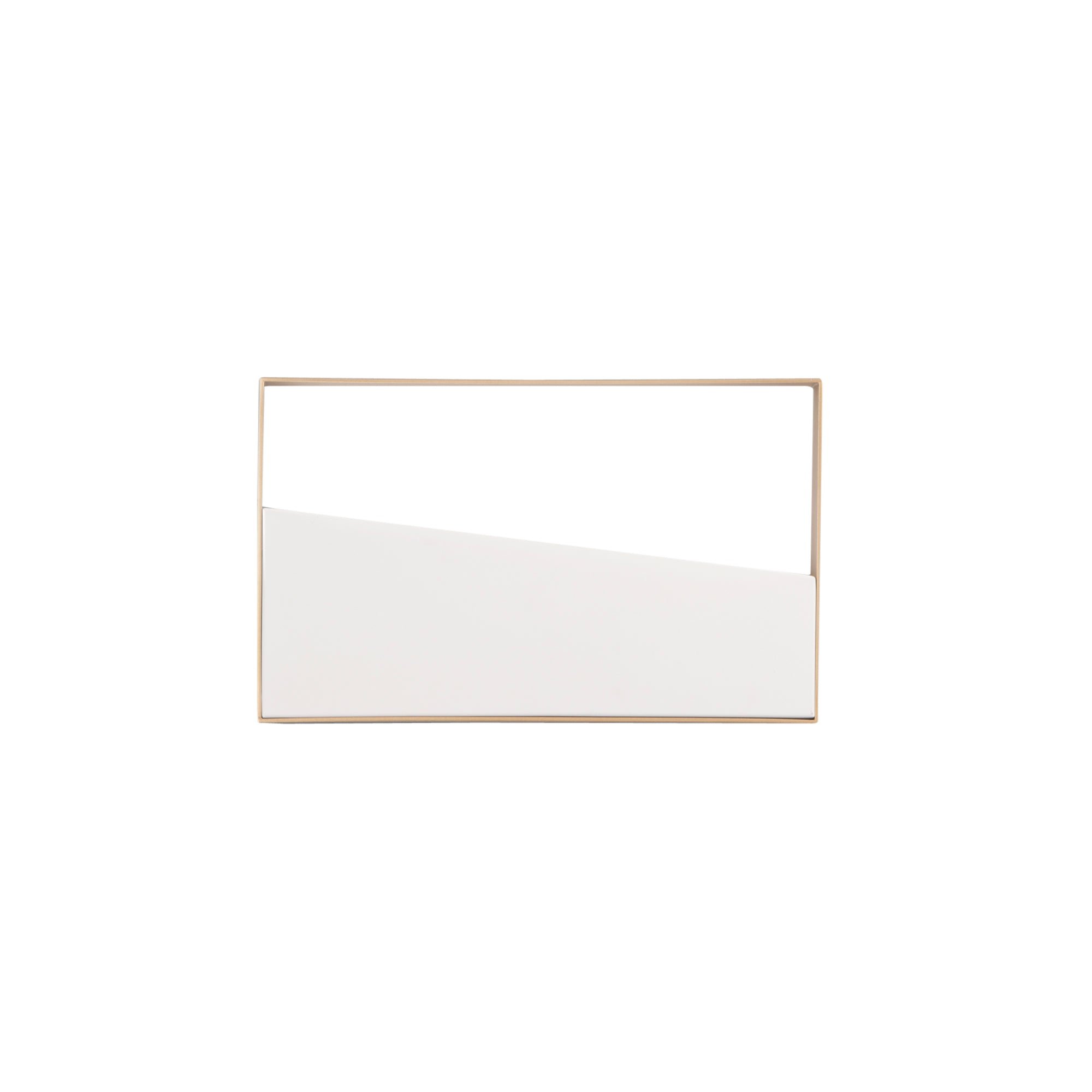 FAN LED-ALBA-RT40 Nástěnné svítidlo LED ALBA bílá / zlatá 10W 1200LM CCT 25x3,5x40cm - FANEUROPE