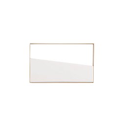 Obrázek pro produkt Nástěnné svítidlo LED ALBA bílá / zlatá 10W 1200LM CCT 25x3,5x40cm - FANEUROPE