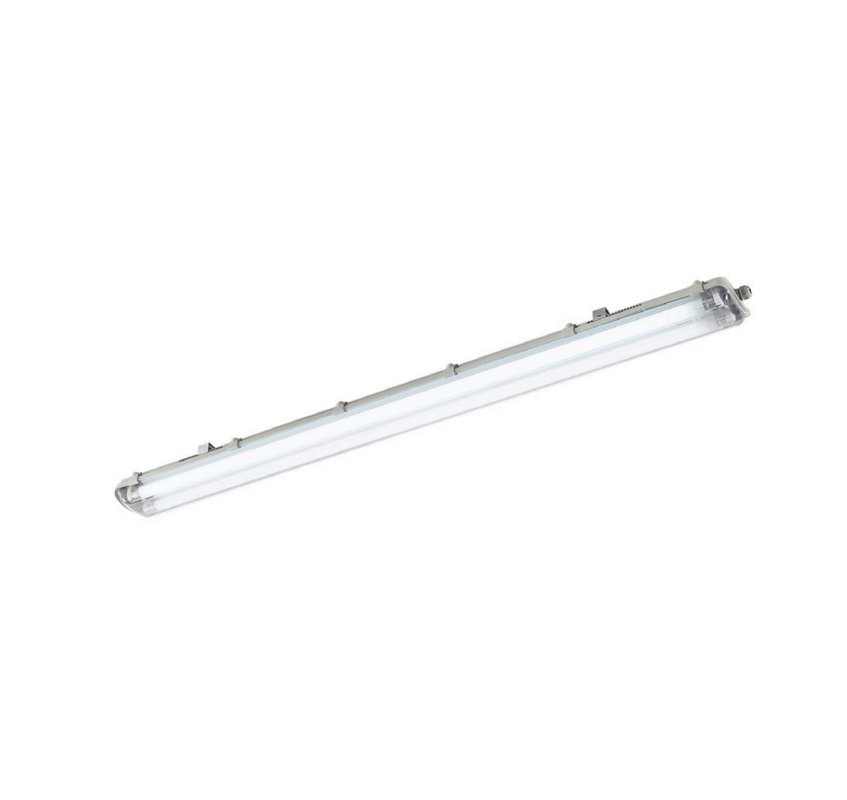 FAN LED-ATLANTIC-ST-120 Prachotěsné svítidlo ATLANTIC 2x T8, IP65, 129 x 5,6 x 11,5 cm - FANEUROPE