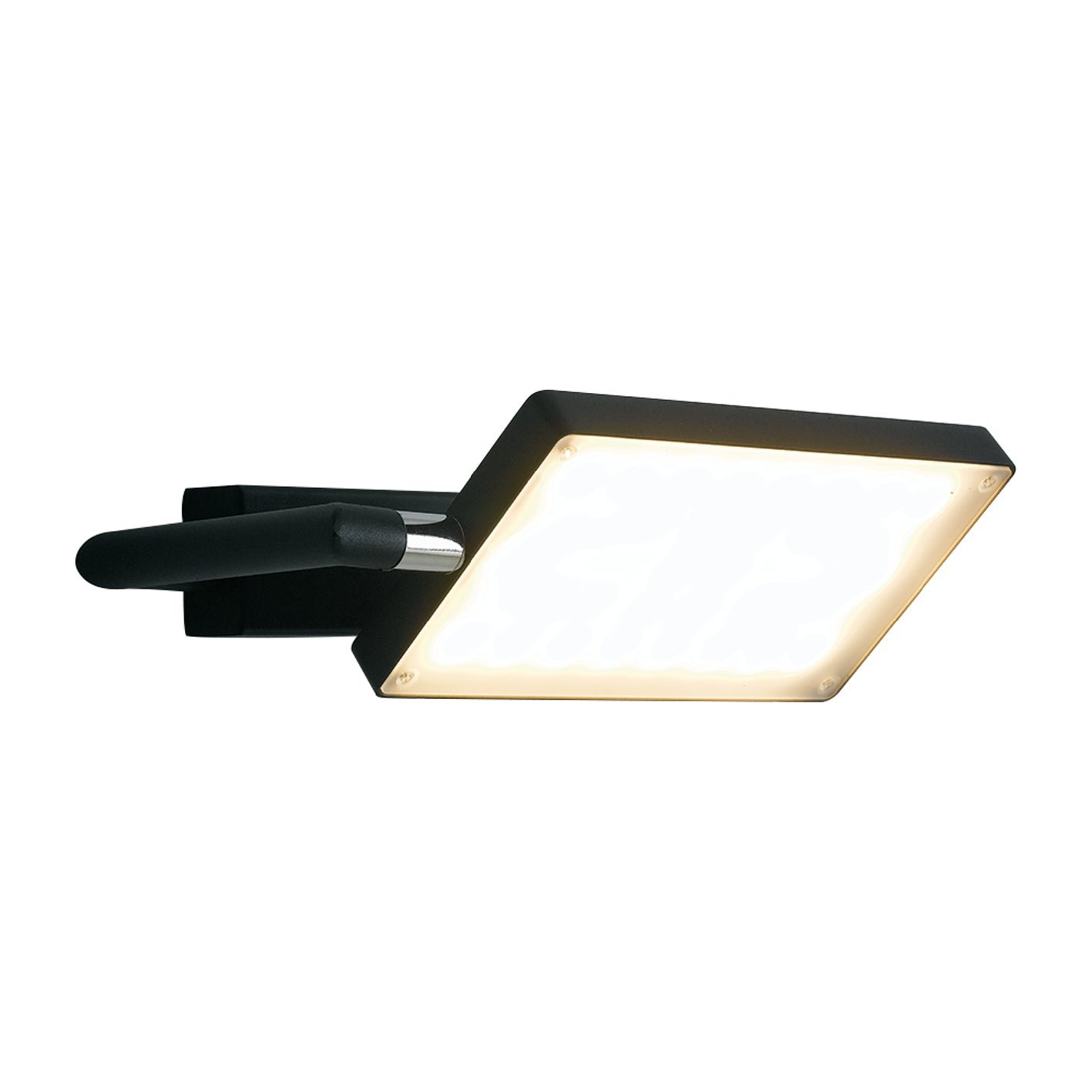 FAN LED-BOOK-AP-NERO Nástěnné LED svítidlo BOOK černá, 18 W, 1820 lm, 3200 K, 22,5 x 15 x 10 cm - FANEUROPE