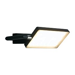 Obrázek pro produkt Nástěnné LED svítidlo BOOK černá, 18 W, 1820 lm, 3200 K, 22,5 x 15 x 10 cm - FANEUROPE