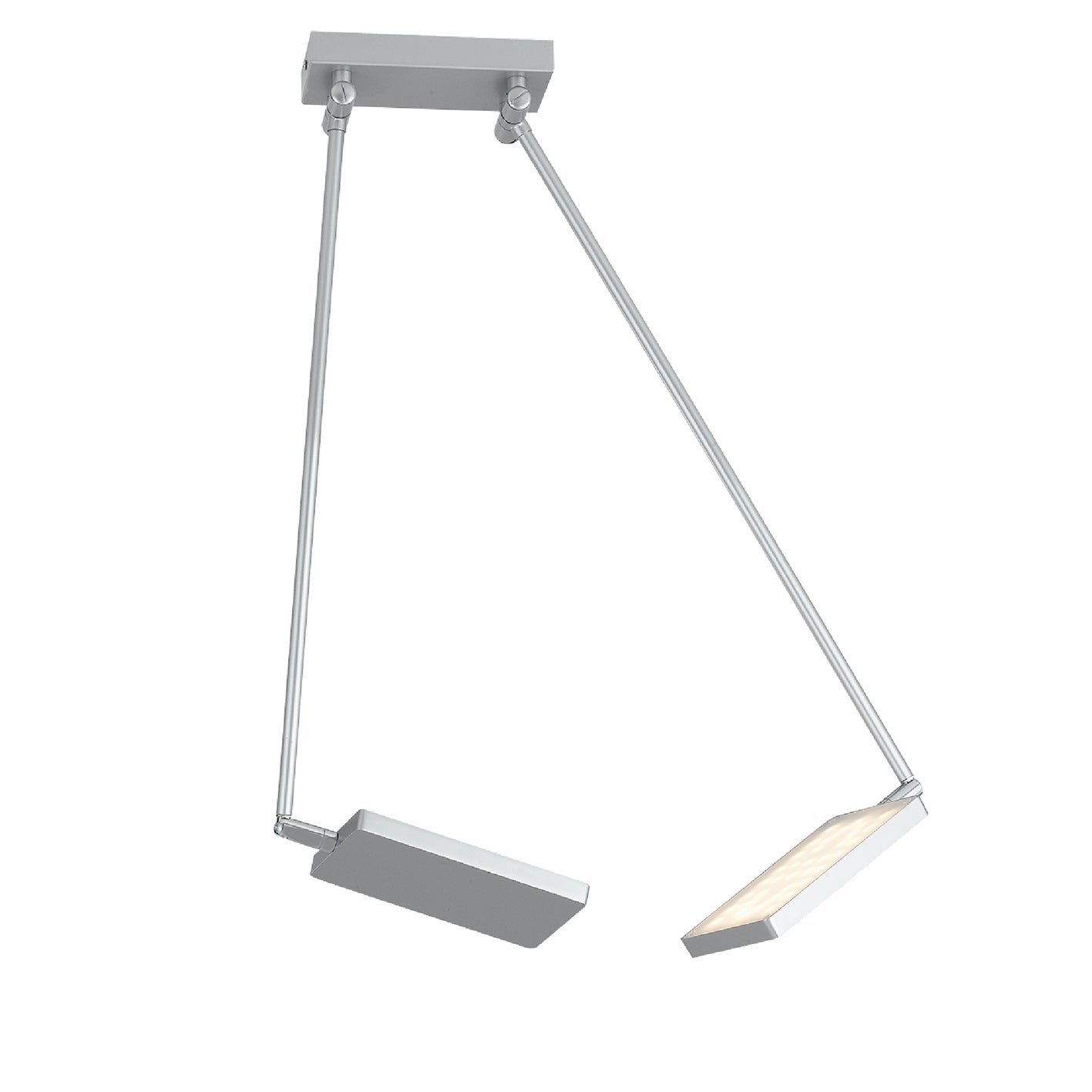 FAN LED-BOOK-PL-GR Stropní LED svítidlo BOOK šedá, 36 W, 3640 lm, 3200 K, 15-200 x 85 cm - FANEUROPE (obrázek 3)