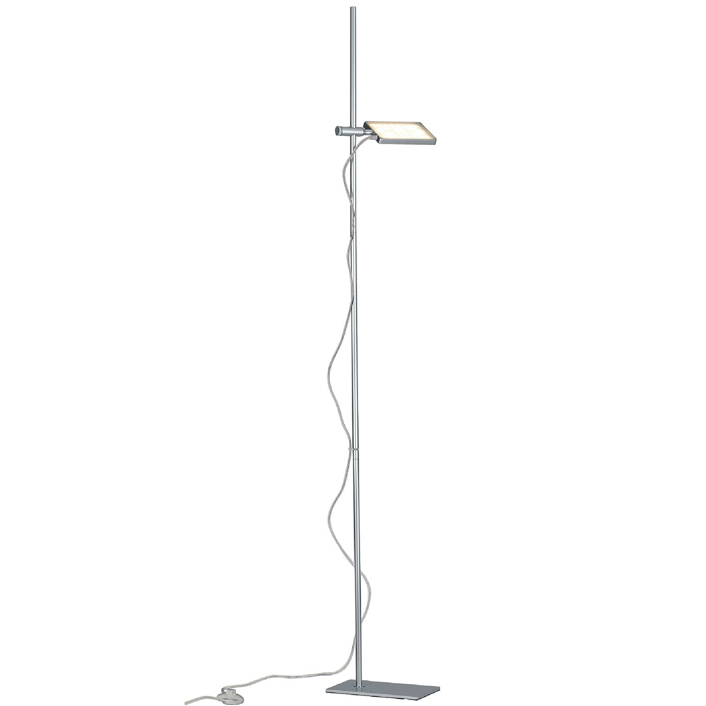 FAN LED-BOOK-PT-GR Stojací lampa PIANTANA LED BOOK šedá, 18 W, 1820 lm, 3200 K, 25 x 16 x 182 cm - FANEUROPE