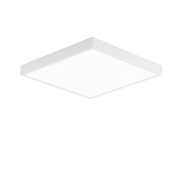 Obrázek pro produkt Koupelnové stropní svítidlo DOMO bílá, akrylát/hliník, 24 W, 2700 lm, 4000 K, IP44, 24 x 24 x 2,4 cm - FANEUROPE