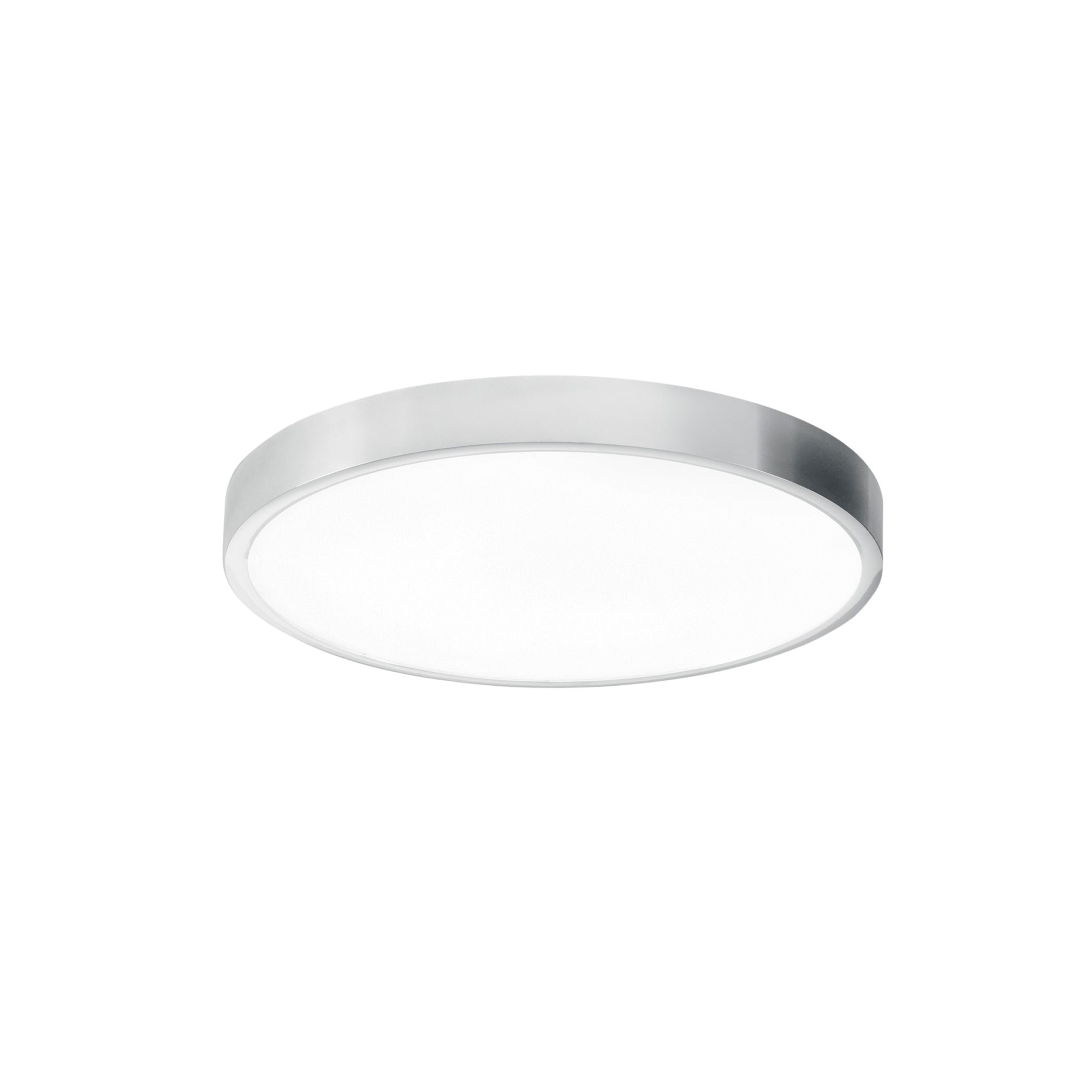 FAN LED-DOMO-R24 Koupelnové stropní svítidlo DOMO chrom, 24 W, 2700 lm, 4000 K, IP44, 24 x 2,4 cm - FANEUROPE