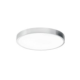 Obrázek pro produkt Koupelnové stropní svítidlo DOMO chrom, 24 W, 2700 lm, 4000 K, IP44, 24 x 2,4 cm - FANEUROPE