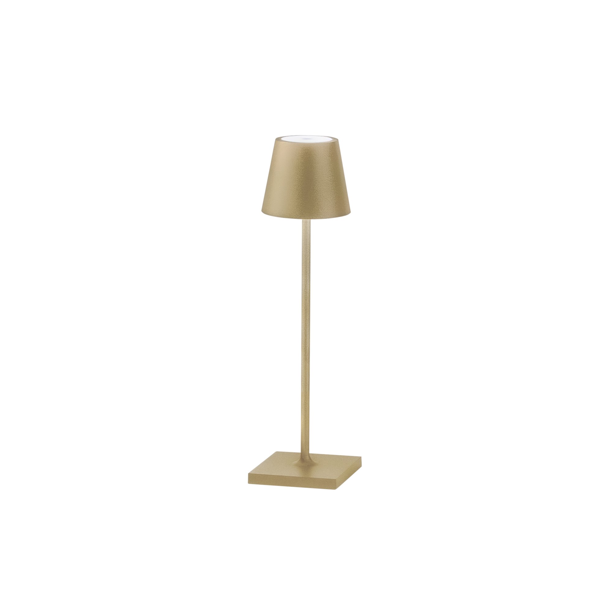 FAN LED-DRINK-S-ORO Nabíjecí venkovní svítidlo DRINK‑S zlatá, LED 1,5 W, 165 lm, integrovaná baterie 1900 mAh - FANEUROPE