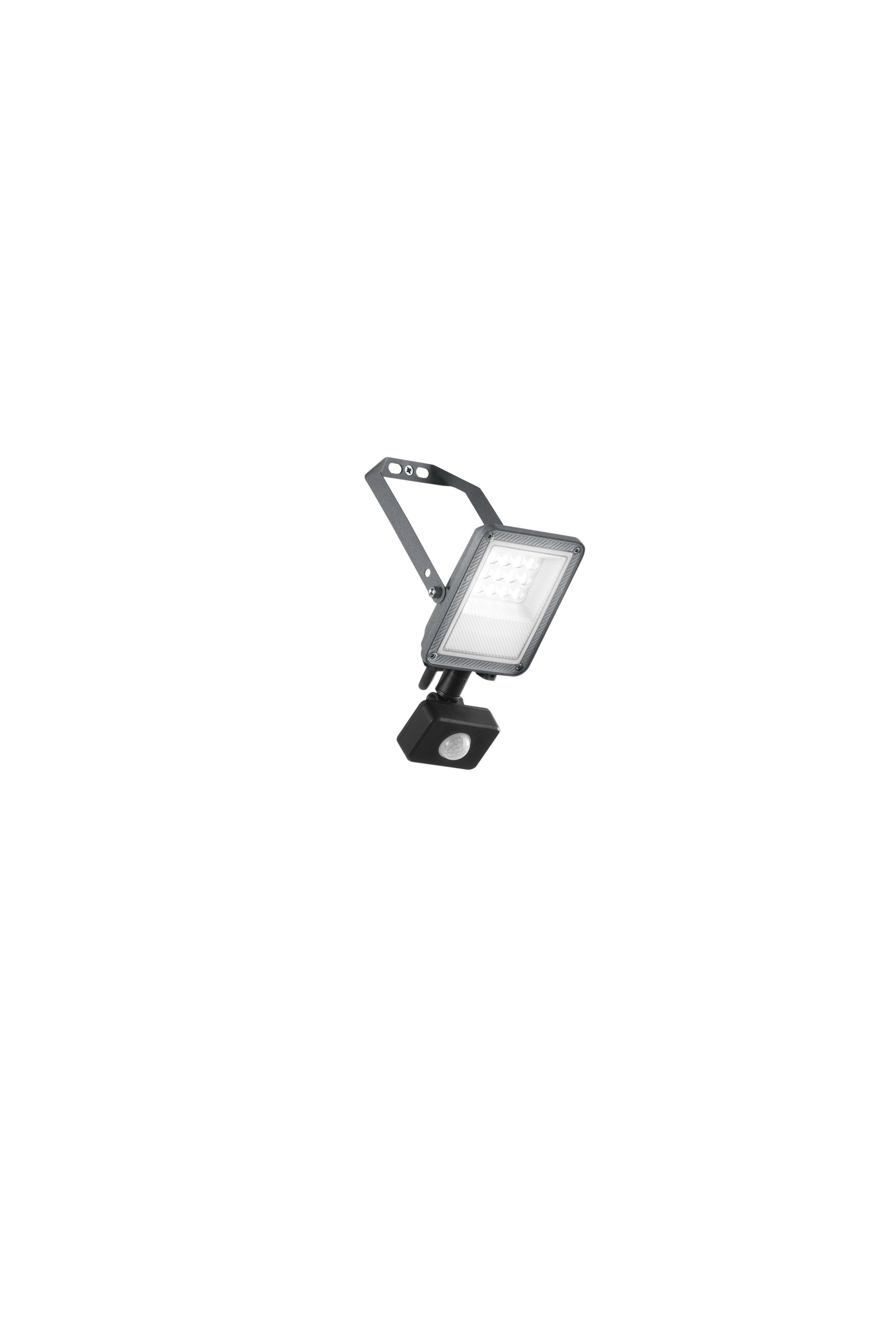 FAN LED-ESUS-S10 LED reflektor ESUS 10 W, CCT, stříbrný, IP54, s čidlem - FANEUROPE