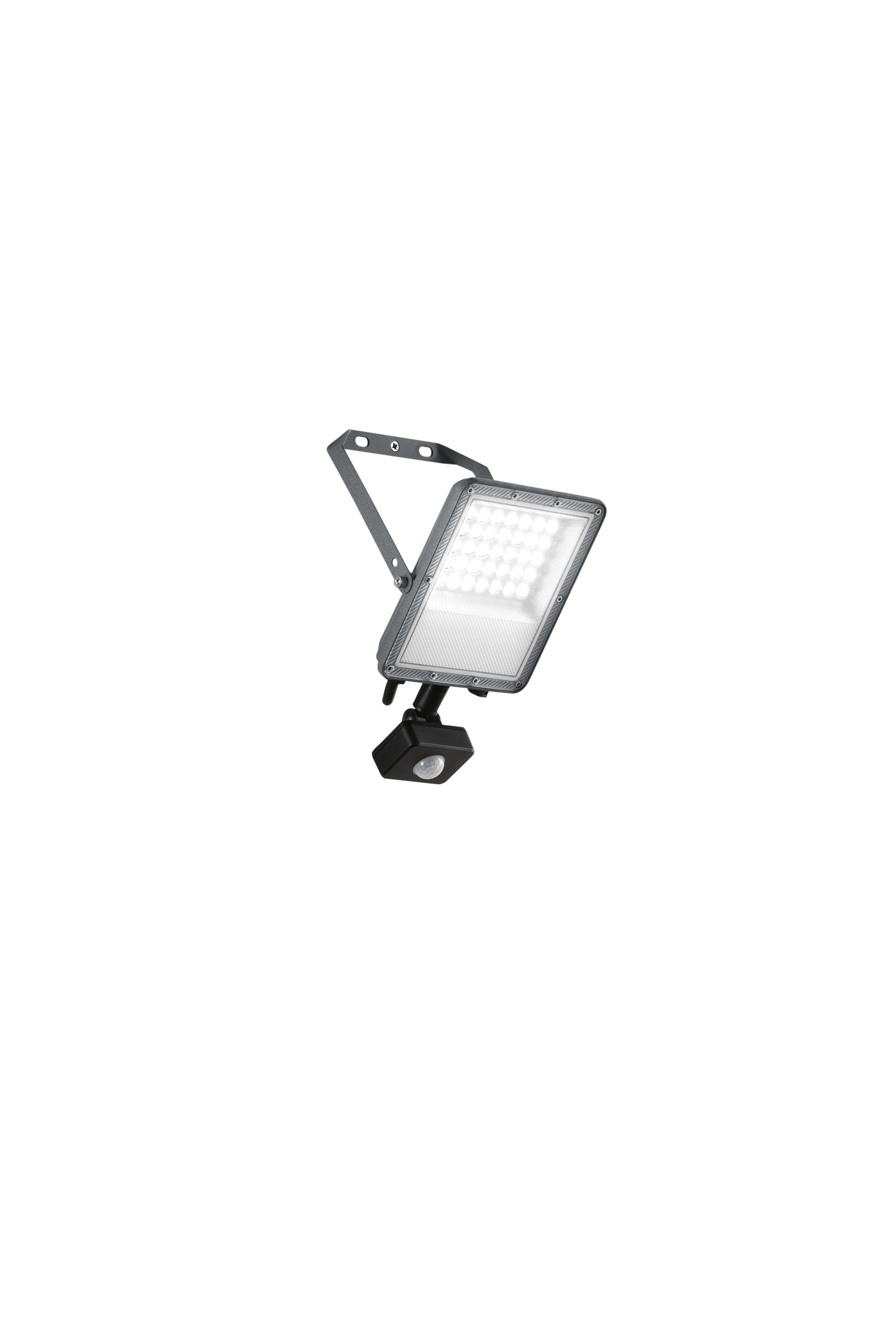 FAN LED-ESUS-S30 LED reflektor ESUS 30 W, CCT, stříbrný, IP54, s čidlem - FANEUROPE